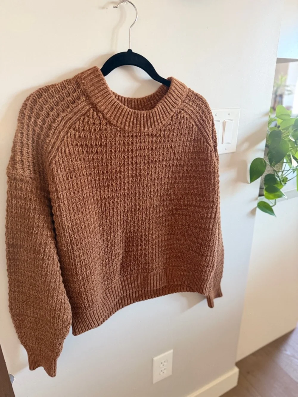 Universal Thread Chunky Crewneck Sweater - Camel Brown - Picture 2 of 9